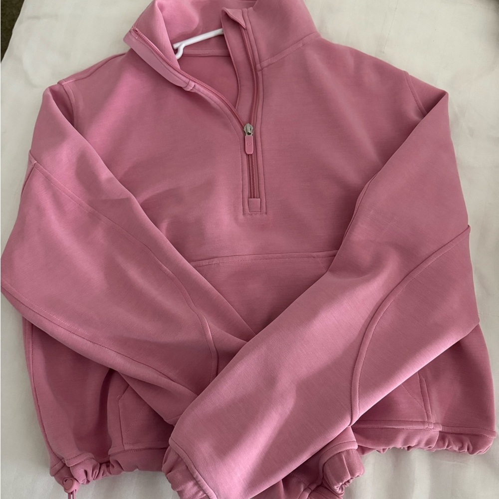 Brushed Softstreme Half Zip- Lululemon